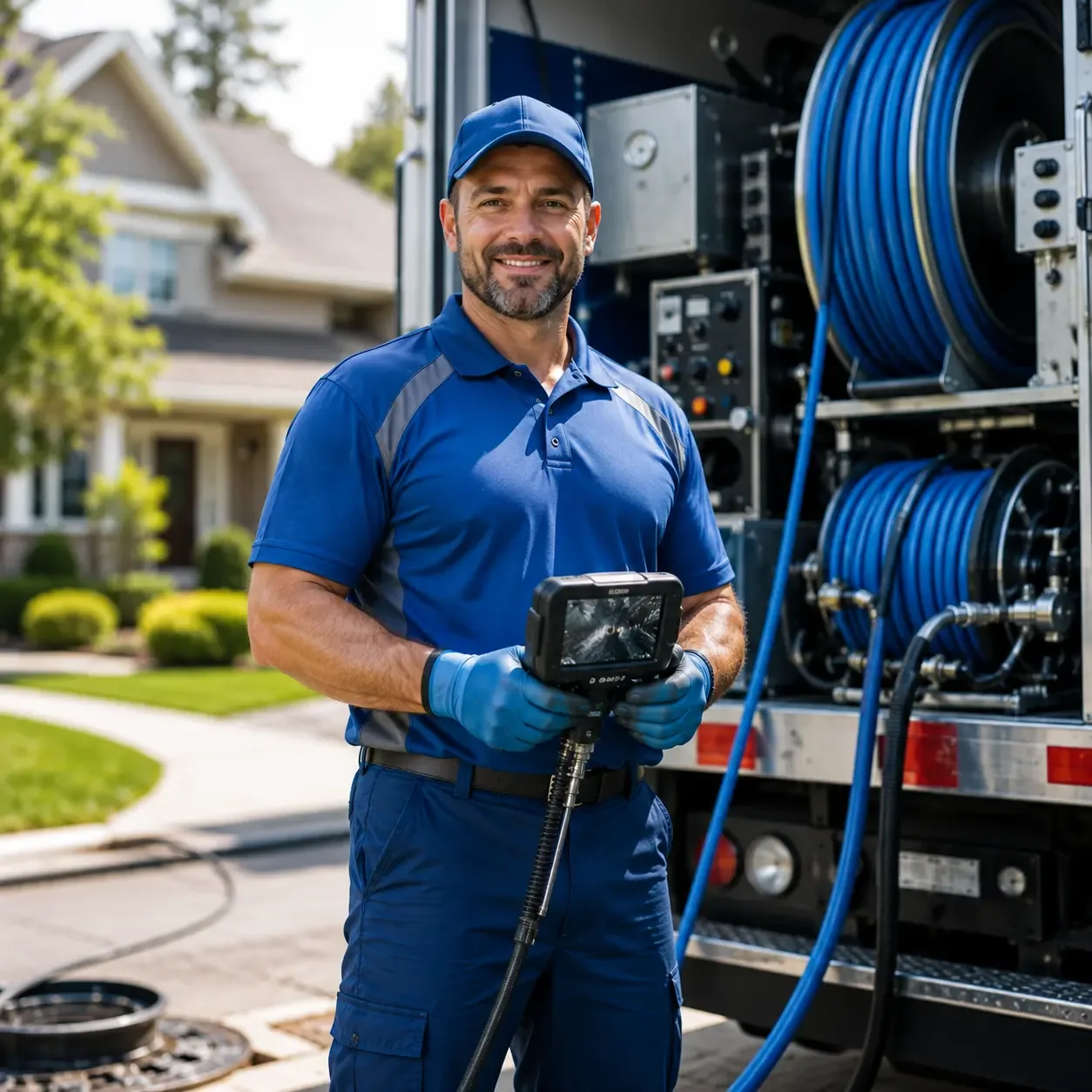 Local outdoor drain cleaning specialists in Lane, OK